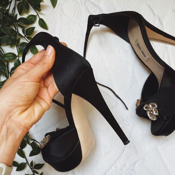 MIU MIU Black hight heels - Picture 5 of 8